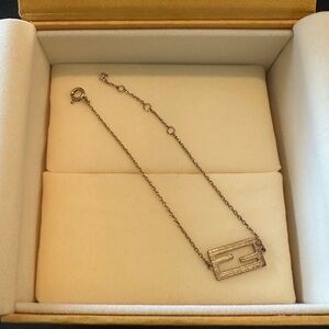 Fendi Gold Colored Baguette Bracelet